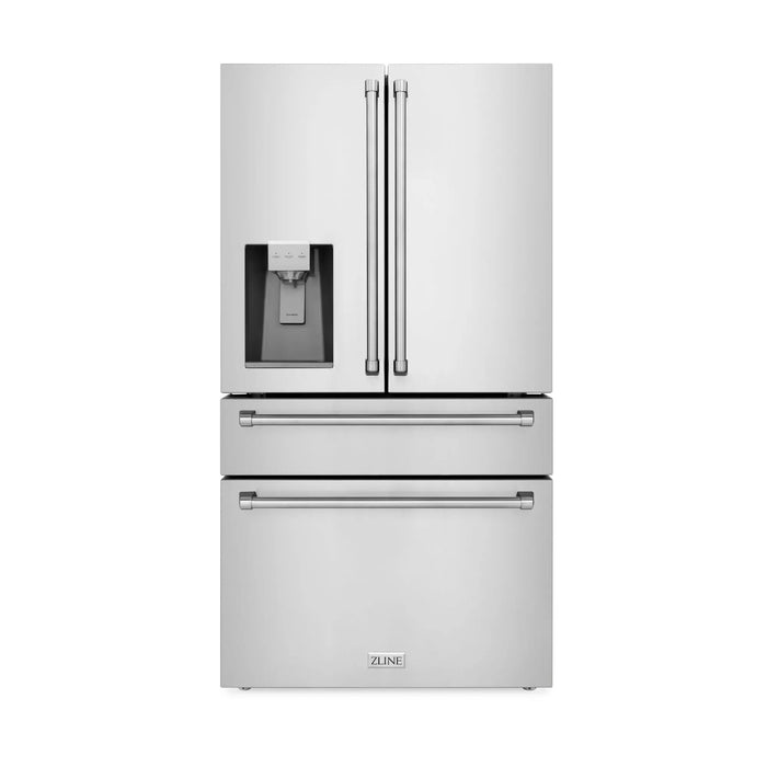 ZLINE 36" French Door Refrigerator with Water Filter in Stainless Steel, RFM-W-WF-36 ZLINE Dreamwood Living