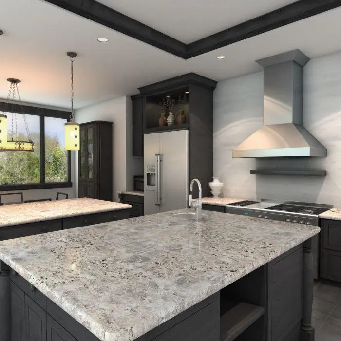 ZLINE 36" Professional Convertible Vent Wall Mount Range Hood in Stainless Steel, 597-36 ZLINE