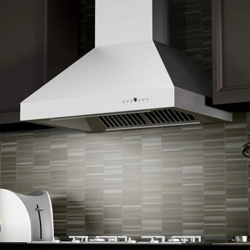 ZLINE 36" Professional Ducted Wall Mount Range Hood in Stainless Steel, 667-36 ZLINE