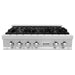 ZLINE 36" Rangetop in DuraSnow® Stainless Steel with 6 Gas Burners, RTS-36 ZLINE