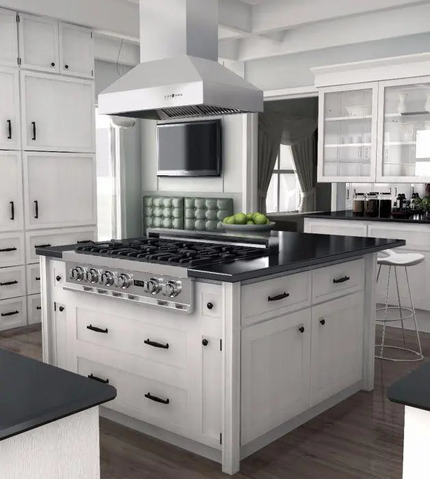 ZLINE 36" Remote Dual Blower Island Mount Range Hood in Stainless, 697i-RD-36 (out of Stock) ZLINE Dreamwood Living