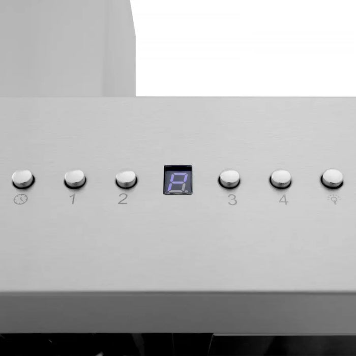 ZLINE 36" Stainless Steel Wall Mount Range Hood with Built-in CrownSound® Bluetooth Speakers, 667CRN-BT-36 ZLINE Dreamwood Living