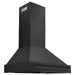 ZLINE 36" Wall Mount Range Hood in Black Stainless Steel with Black Handle, BS655-36-BS ZLINE Dreamwood Living