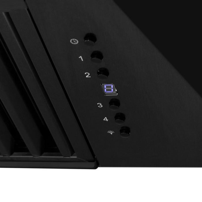 ZLINE 36" Wall Mount Range Hood in Black Stainless Steel, BS655N-36 ZLINE