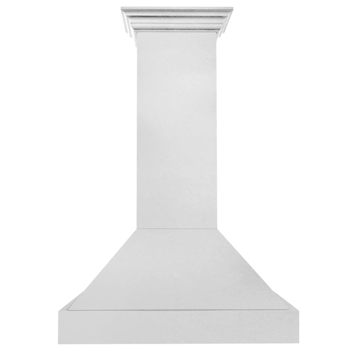 ZLINE 36' Wall Mount Range Hood in DuraSnow® Stainless Steel with DuraSnow® shell, 8654SN-36 ZLINE