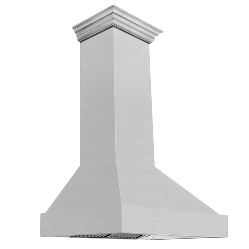 ZLINE 36' Wall Mount Range Hood in DuraSnow® Stainless Steel with DuraSnow® shell, 8654SN-36 ZLINE