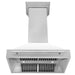 ZLINE 36" Wall Mount Range Hood in DuraSnow® Stainless Steel with White Matte Shell, 8654SNX-WM-36 ZLINE Dreamwood Living
