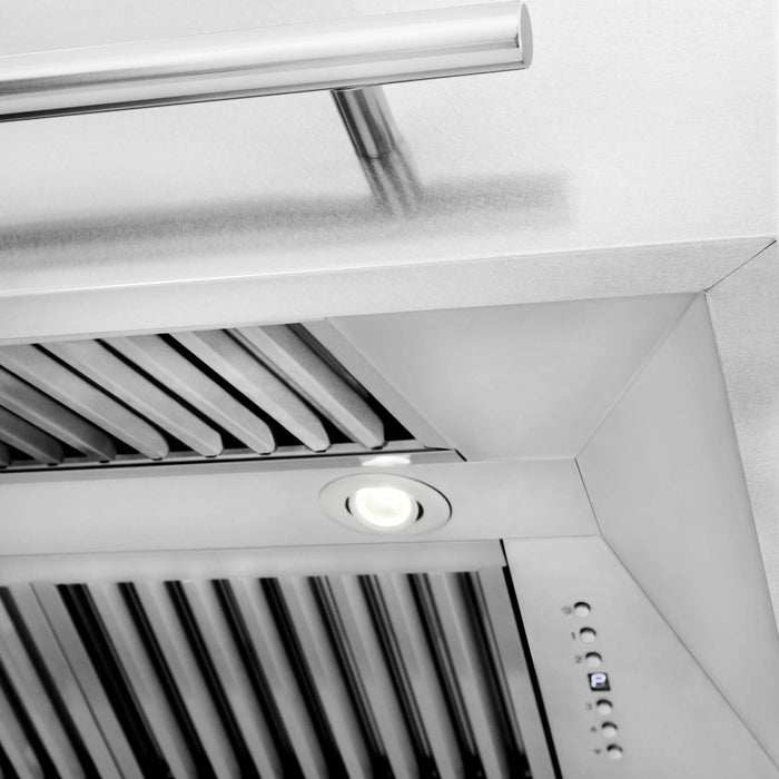 ZLINE 36" Wall Mount Range Hood in DuraSnow® Stainless Steel, 8654SNX-36 ZLINE Dreamwood Living
