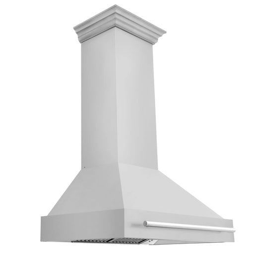 ZLINE 36" Wall Mount Range Hood in Stainless Steel with Stainless Steel Handle, 8654STX-36 ZLINE Dreamwood Living