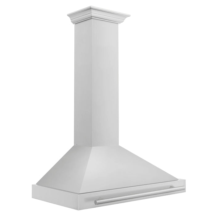 ZLINE 36" Wall Mount Range Hood in Stainless Steel with Stainless Steel Handle, KB4STX-36 ZLINE Dreamwood Living