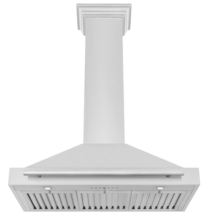 ZLINE 36" Wall Mount Range Hood in Stainless Steel with Stainless Steel Handle, KB4STX-36 ZLINE Dreamwood Living