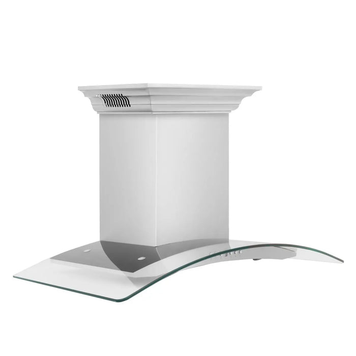 ZLINE 36" Wall Mount Range Hood with Built-in CrownSound Bluetooth Speakers in Stainless Steel & Glass, KN4CRN-BT-36 ZLINE Dreamwood Living