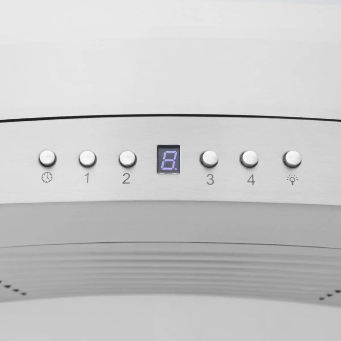 ZLINE 36" Wall Mount Range Hood with Built-in CrownSound Bluetooth Speakers in Stainless Steel & Glass, KN4CRN-BT-36 ZLINE Dreamwood Living