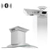 ZLINE 36' Wall Mount Range Hood with Built-in CrownSound Bluetooth Speakers in Stainless Steel & Glass, KNCRN-BT-36 ZLINE