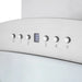 ZLINE 36' Wall Mount Range Hood with Built-in CrownSound Bluetooth Speakers in Stainless Steel & Glass, KNCRN-BT-36 ZLINE
