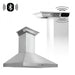 ZLINE 36" Wall Mount Range Hood with Built-in CrownSound® Bluetooth Speakers in Stainless Steel, KL3CRN-BT-36 ZLINE Dreamwood Living
