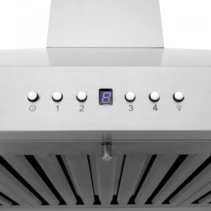 ZLINE 36" Wall Mount Range Hood with Built-in CrownSound® Bluetooth Speakers in Stainless Steel, KL3CRN-BT-36 ZLINE Dreamwood Living