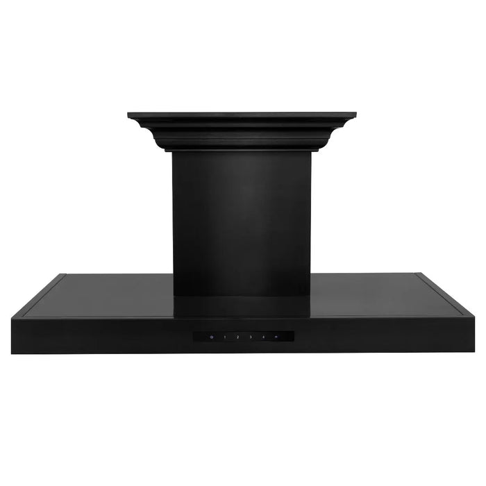 ZLINE 36" Wall Mount Range Hood with CrownSound® Bluetooth Speakers in Black Stainless Steel, BSKENCRN-BT-36 ZLINE Dreamwood Living
