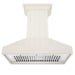 ZLINE 36" Wooden Wall Mount Range Hood in Cottage White, KPTT-36 ZLINE Dreamwood Living