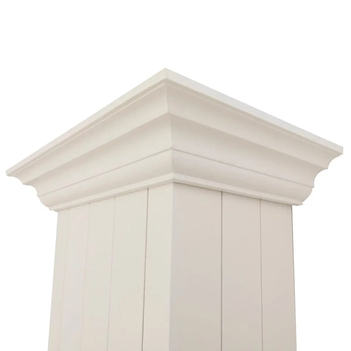ZLINE 36" Wooden Wall Mount Range Hood in Cottage White, KPTT-36 ZLINE Dreamwood Living