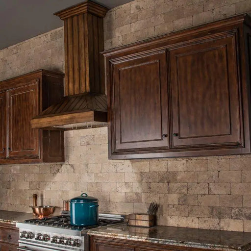ZLINE 36"  Wooden Wall Mount Range Hood in Rustic Light Finish, KPLL-36 ZLINE