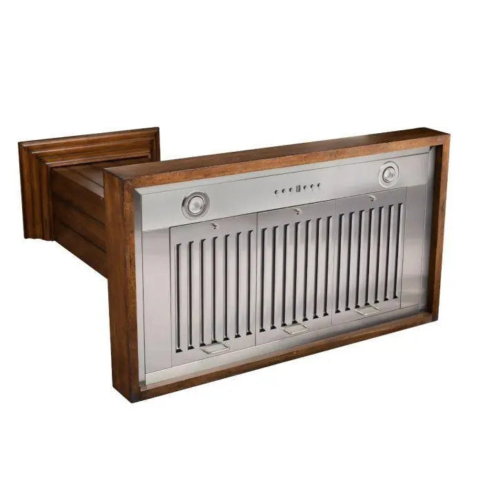 ZLINE 36"  Wooden Wall Mount Range Hood in Rustic Light Finish, KPLL-36 ZLINE