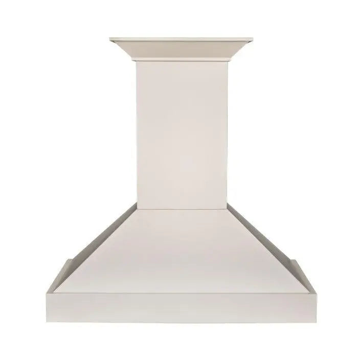 ZLINE 36" Wooden Wall Mount Range Hood in White, KBTT-36 ZLINE