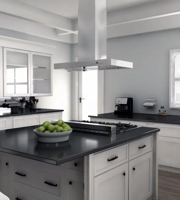 ZLINE 42" Convertible Vent Island Mount Range Hood in Stainless Steel, KE2i-42 ZLINE