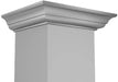 ZLINE 42" Convertible Vent Wall Mount Range Hood in Stainless Steel with Crown Molding, KBCRN-42 ZLINE
