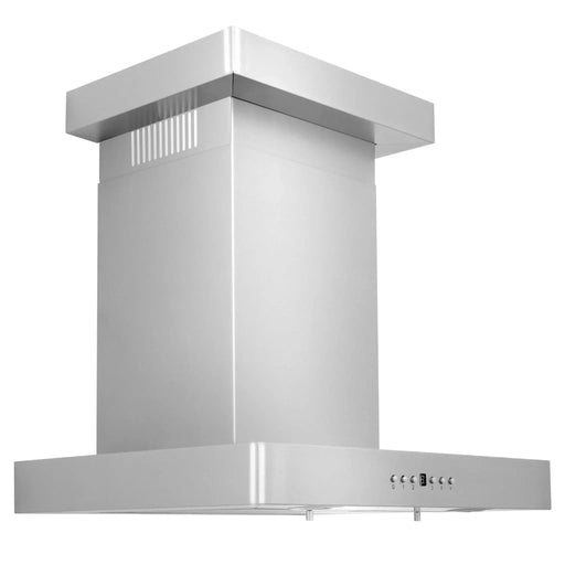 ZLINE 42" Convertible Vent Wall Mount Range Hood in Stainless Steel with Crown Molding, KECRN-42 ZLINE Dreamwood Living