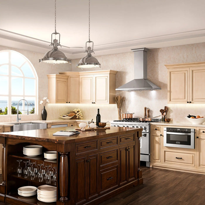 ZLINE 42" Convertible Vent Wall Mount Range Hood in Stainless Steel, KL2-42 ZLINE