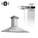 ZLINE 42" Wall Mount Range Hood in Stainless Steel with Built-in CrownSound® Bluetooth Speakers, KBCRN-BT-42 ZLINE Dreamwood Living