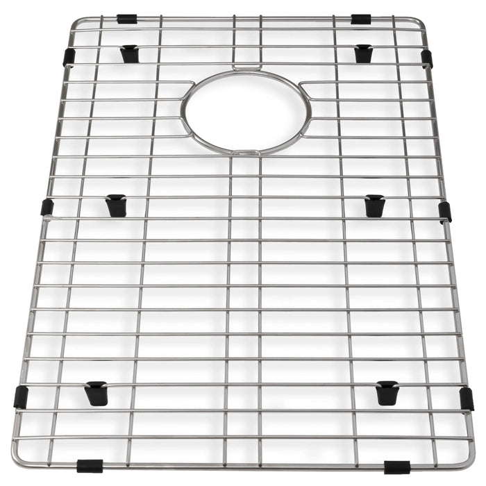 ZLINE 43" Garmisch Undermount Single Bowl Kitchen Sink in DuraSnow® Stainless Steel with Bottom Grid and Accessories, SLS-43S ZLINE