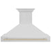 ZLINE 48" Autograph Edition Stainless Steel Range Hood with Gold Handle, 8654STZ-48-G ZLINE