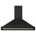 ZLINE 48" Autograph Edition Wall Mount Range Hood in Black Stainless Steel with Gold Handle, BS655Z-48-G ZLINE