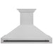 ZLINE 48" Autograph Edition Wall Mount Range Hood in DuraSnow® Stainless Steel with DuraSnow® Shell and Matte Black Handle, 8654SNZ-48-MB ZLINE Dreamwood Living