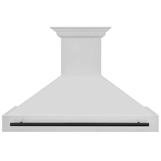 ZLINE 48" Autograph Edition Wall Mount Range Hood in Stainless Steel with Matte Black Handle, 8654STZ-48-MB ZLINE Dreamwood Living
