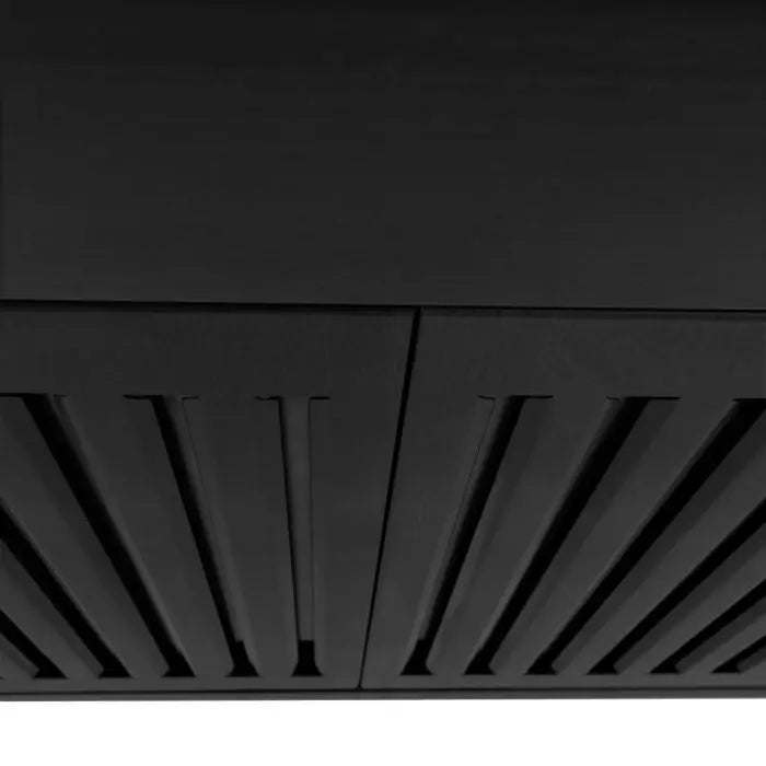 ZLINE 48" Convertible Wall Mount Range Hood in Black Stainless Steel, BSKBN-48 ZLINE