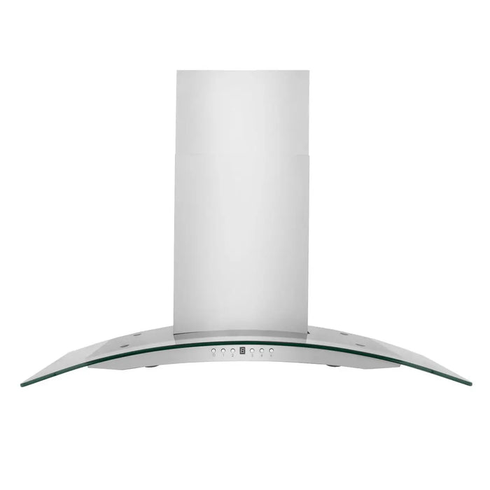 ZLINE 48" Convertible Wall Mount Range Hood in Stainless Steel & Glass, KN4-48 ZLINE