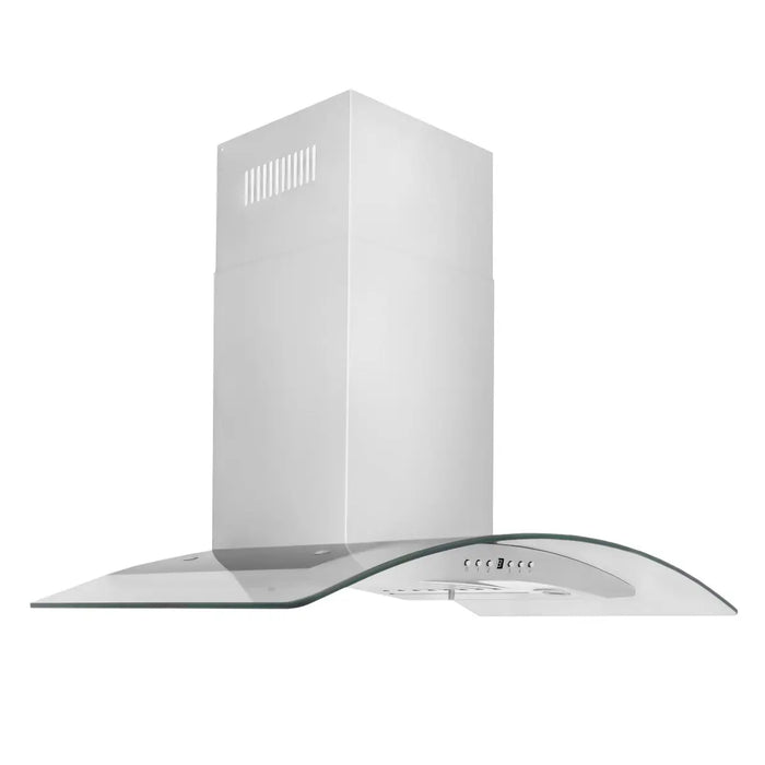 ZLINE 48" Convertible Wall Mount Range Hood in Stainless Steel & Glass, KN4-48 ZLINE