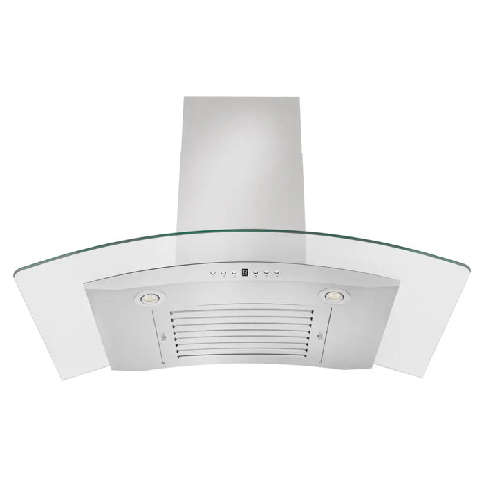 ZLINE 48" Convertible Wall Mount Range Hood in Stainless Steel & Glass, KN4-48 ZLINE