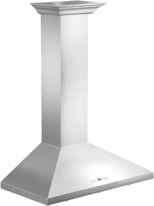 ZLINE 48" Convertible Wall Mount Range Hood in Stainless Steel with Crown Molding, KL2CRN-48 ZLINE