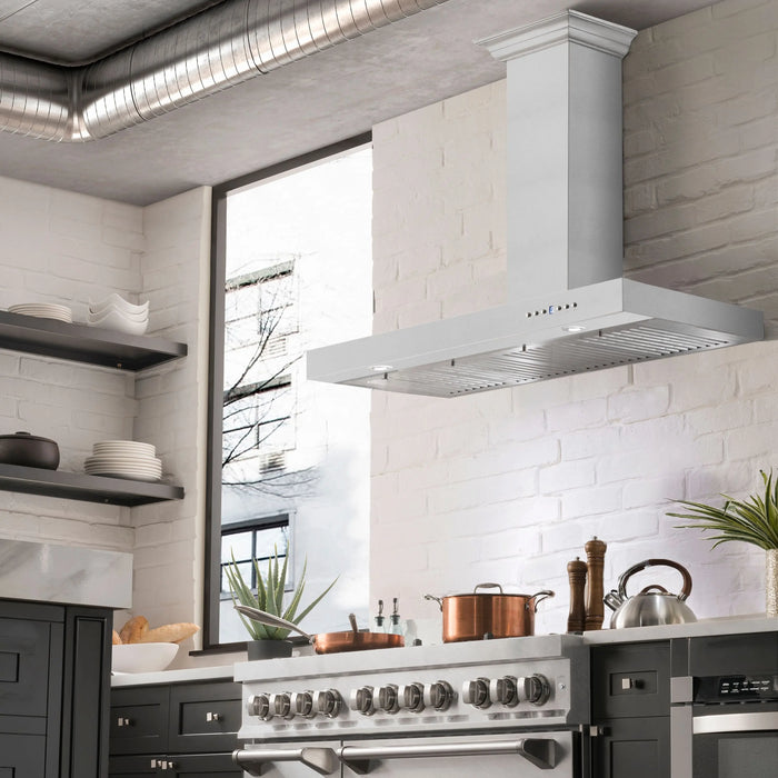 ZLINE 48" Convertible Wall Mount Range Hood in Stainless Steel, KE-48 ZLINE