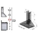 ZLINE 48" Convertible Wall Mount Range Hood in Stainless Steel, KL3-48 ZLINE
