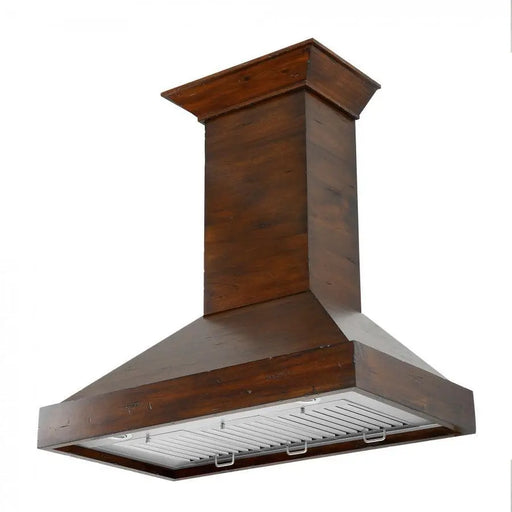 ZLINE 48" Designer Wooden Wall Mount Range Hood in Walnut, KBRR-48 ZLINE