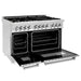 ZLINE 48" Dual Fuel Range in Stainless Steel with Brass Burners, RA-BR-48 ZLINE
