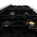 ZLINE 48" Dual Fuel Range in Stainless Steel with Brass Burners, RA-BR-48 ZLINE