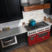 ZLINE 48" Dual Fuel Range in Stainless Steel with Red Matte Doors, RA-RM-48 ZLINE