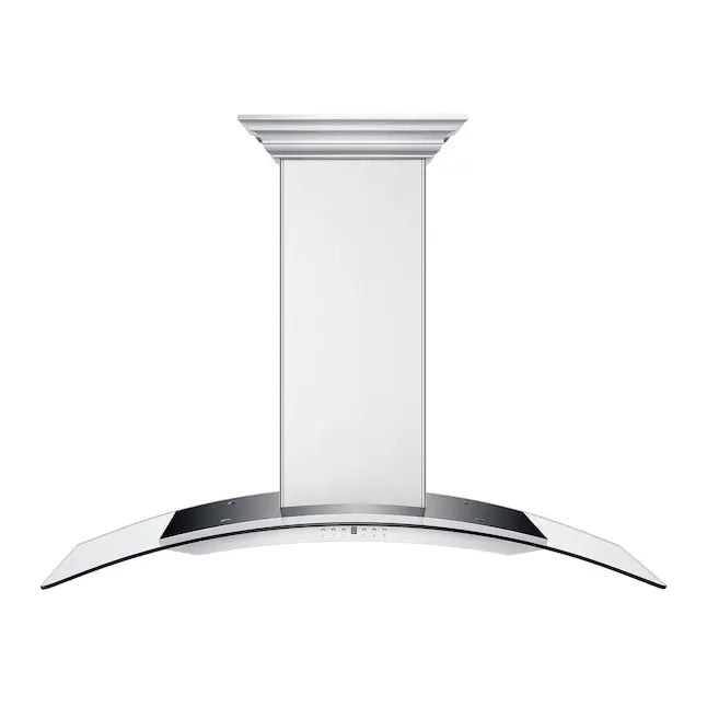 ZLINE 48" Ducted Wall Mount Range Hood in Stainless Steel & Glass with CrownSound®  Built-in Bluetooth Speakers, KN4CRN-BT-48 ZLINE Dreamwood Living