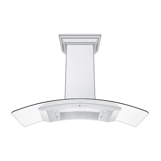 ZLINE 48" Ducted Wall Mount Range Hood in Stainless Steel & Glass with CrownSound®  Built-in Bluetooth Speakers, KN4CRN-BT-48 ZLINE Dreamwood Living